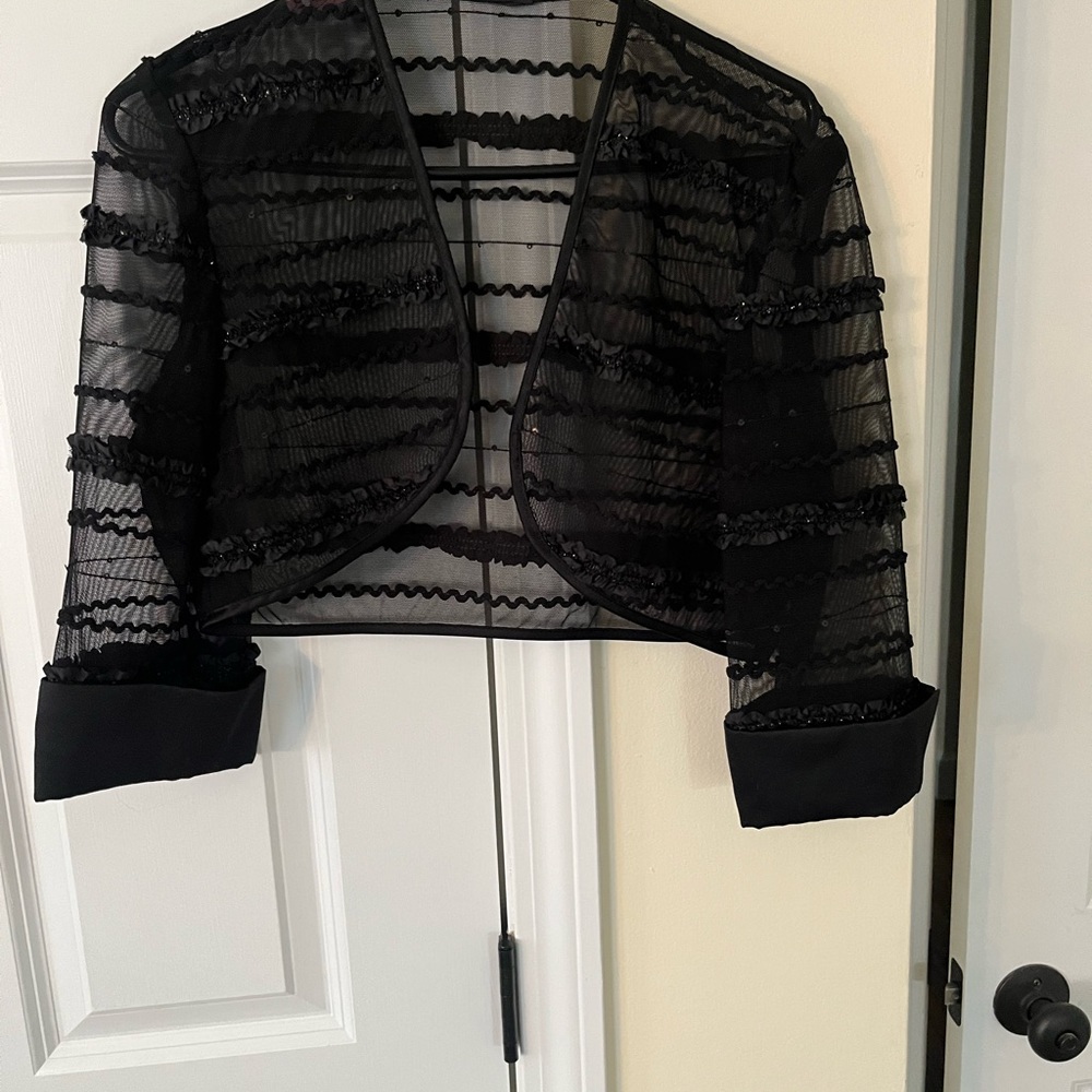 Black dress with jacket - Picture 3 of 6